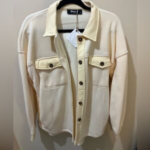 Blue Rain Cream Jacket